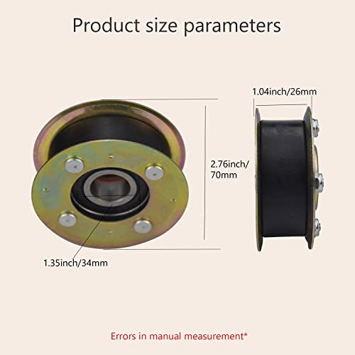 Toro 30" Deck Idler Pulley & Belt Kit 131-4509 & 125-2532 for 20199, 20200 Model Tractors