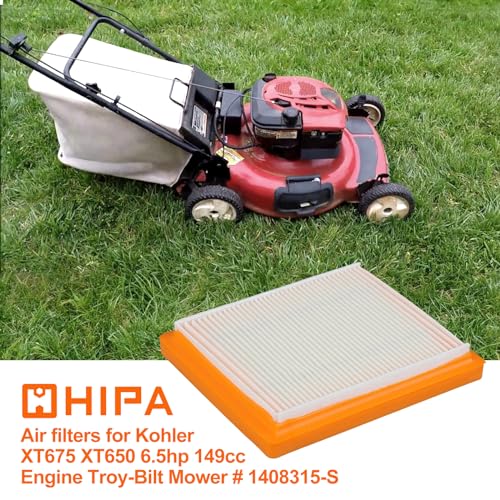 Hipa 2 Pack 14 083 15-S Air Filter for Kohler XT675 XT650 Toro 20371 20370 Engine Lawn Mower - Premium Filter 2 Pack