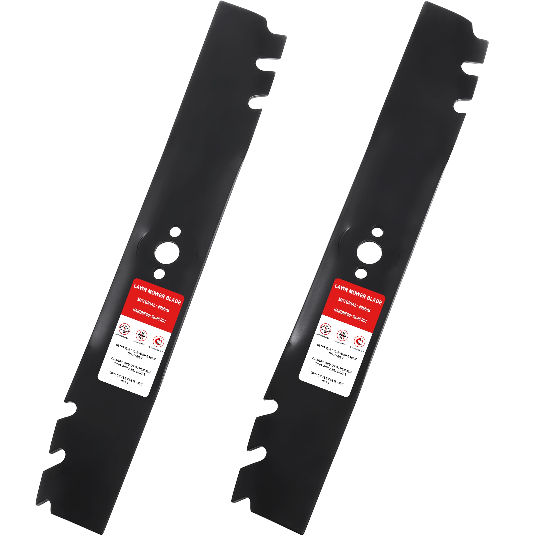 Wadoy 15.4" Mulching Blades for Toroo Timemasterr 30 Inch Mower 20199 20200 20975 20977 22207 20120P 116-6358-03 (2 Pack