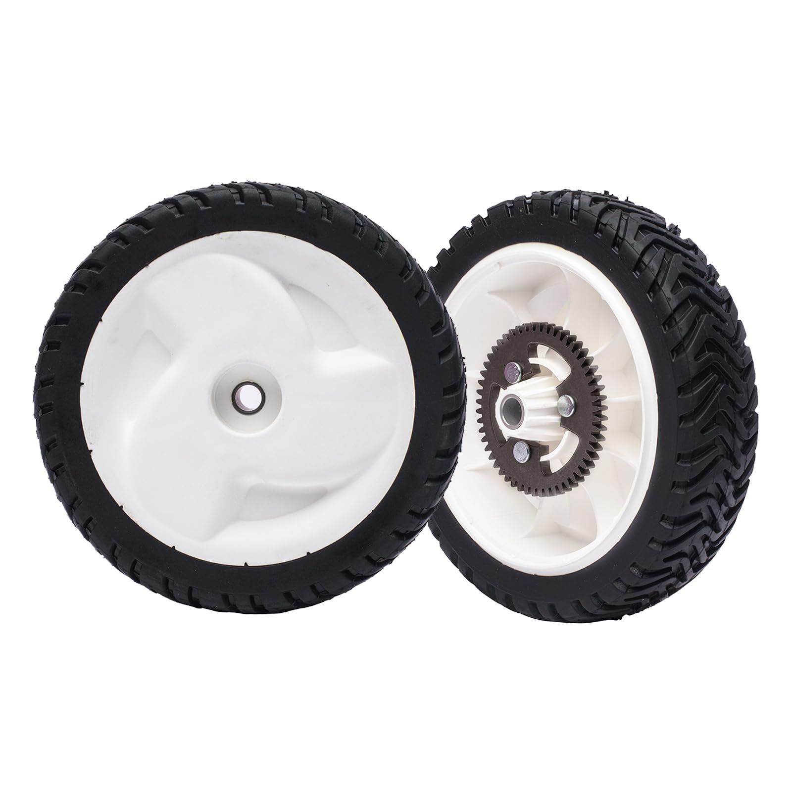 2 Pack 8"X2" Wheel Gear Assembly for Rear Wheel Drive Recycler Mower - Fits Models 105-3036, High Durability & Performa